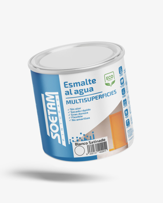 Imagen de SOETAM ESMALTE AL AGUA MATE 750ML