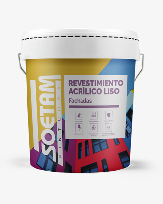 Imagen de REVEST SOETAM FACHADAS ACRIL LISO BCO 